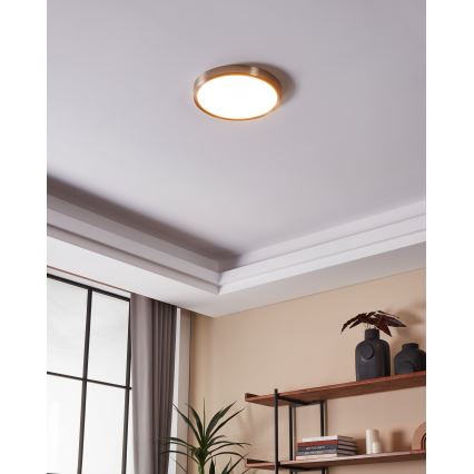 Eglo - Plafonieră LED dimabilă pentru baie, 19,5W/230V, 2700-6500K, IP44, ZigBee, Ø 28,5 cm