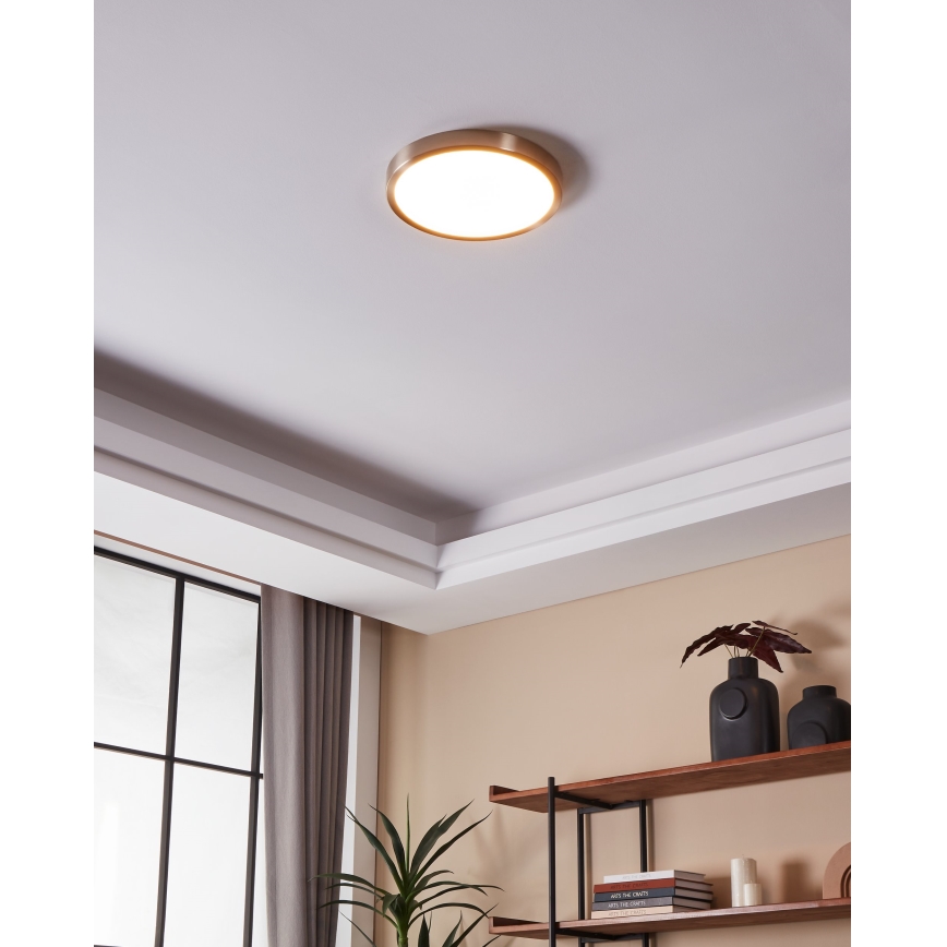 Eglo - Plafonieră LED dimabilă pentru baie, 19,5W/230V, 2700-6500K, IP44, ZigBee, Ø 28,5 cm