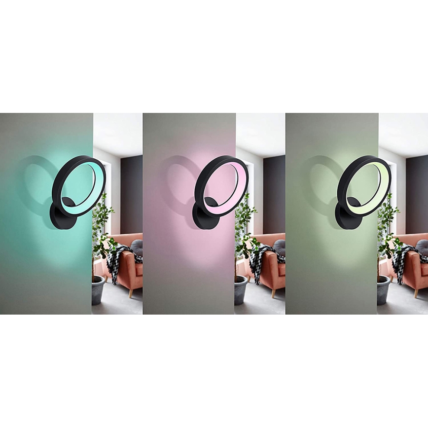 Eglo 99028 - Aplica de perete LED RGB dimabilă MARGHERA-C LED/16W/230V