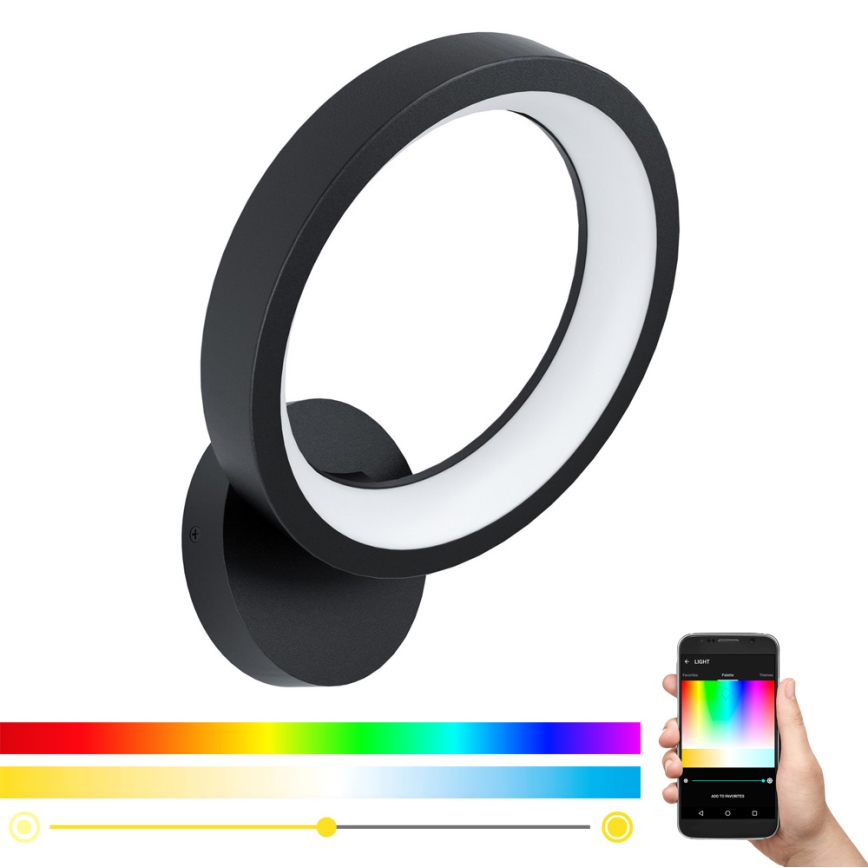 Eglo 99028 - Aplica de perete LED RGB dimabilă MARGHERA-C LED/16W/230V