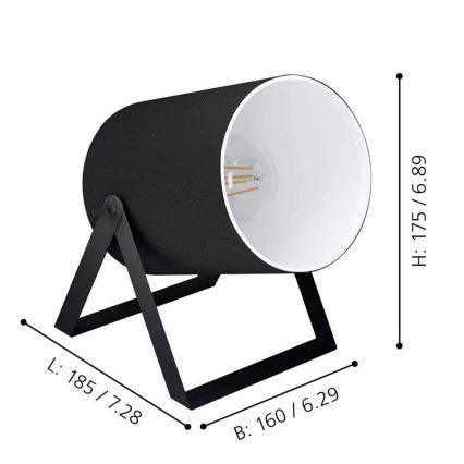 Eglo - Lampă de masă 1xE27/25W/230V