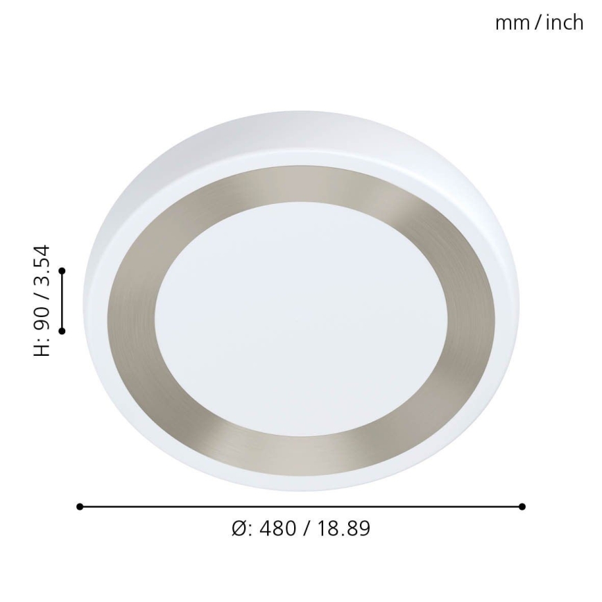 Eglo - Plafonieră LED LED/22W/230V