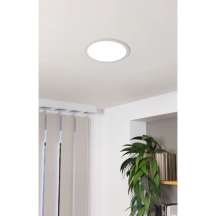 Eglo - Plafonieră LED încastrată, 16,5 W, 230 V, Ø 21,6 cm