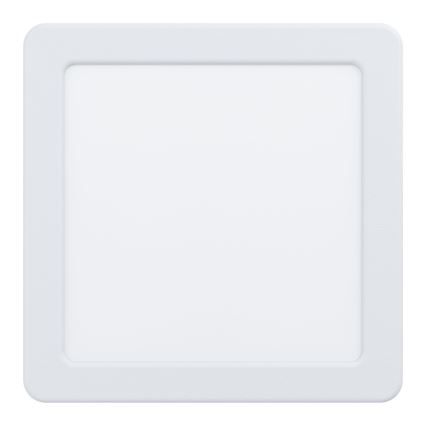 Eglo - Plafonieră LED încastrată, 10,5 W, 230 V, 16,6 x 16,6 cm