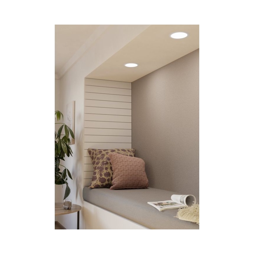 Eglo - Lampă LED încastrată dimabilă, 10,5 W, 230 V, Ø 16,6 cm