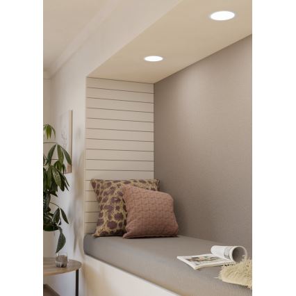 Eglo - Spot LED încastrat pentru baie, 10,5 W, 230 V, IP44, Ø 16,6 cm