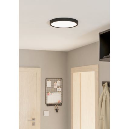 Eglo - Plafonieră LED cu funcție dimmer, 20 W, 230 V, Ø 28,5 cm