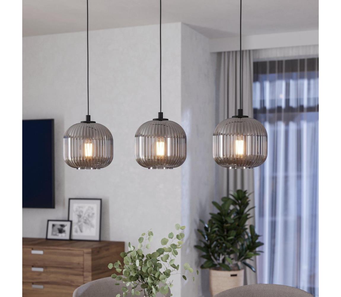 Eglo 99372 - Lustră pe cablu MANTUNALLE 3xE27/40W/230V