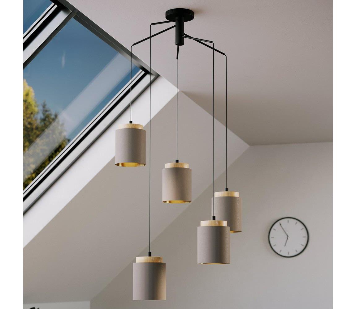 Eglo 99447 - Lustră pe cablu ALBARIZA 5xE27/40W/230V