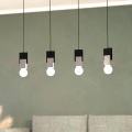 Eglo 99532 - Lustră suspendată pe cablu LOBATIA, 4xE27/40W/230V