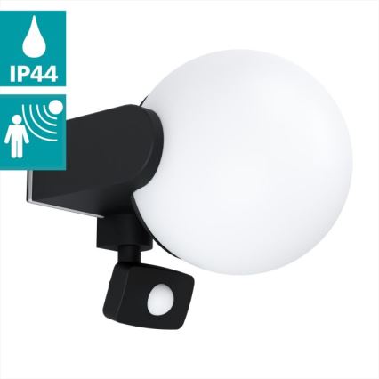 Eglo 99573 - Aplica de exterior cu senzor RUBIO 1xE27/15W/230V IP44