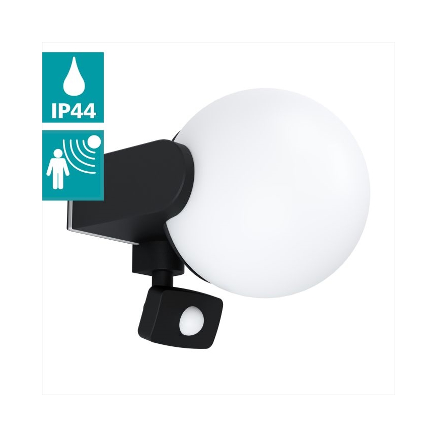 Eglo 99573 - Aplica de exterior cu senzor RUBIO 1xE27/15W/230V IP44