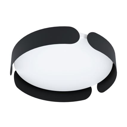Eglo - Plafonieră LED Ø 37 cm, 20 W, 230 V, negru