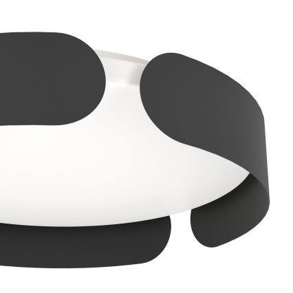 Eglo - Plafonieră LED Ø 37 cm, 20 W, 230 V, negru