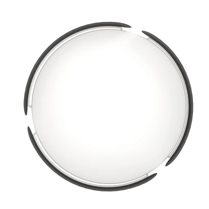 Eglo - Plafonieră LED Ø 37 cm, 20 W, 230 V, negru