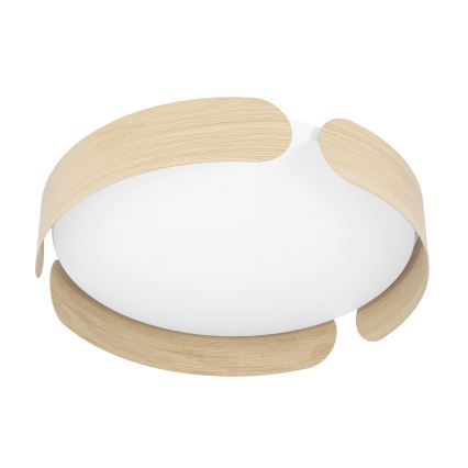 Eglo - Plafonieră LED, 20 W, 230 V, Ø 37 cm, bej