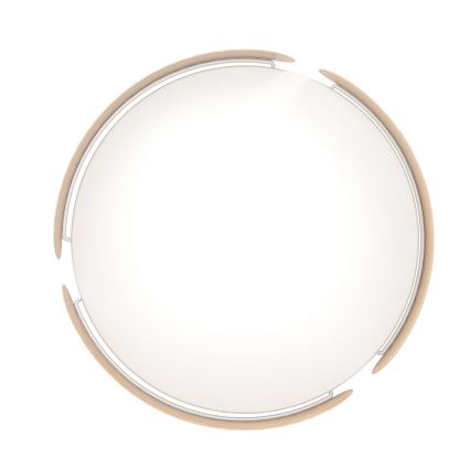 Eglo - Plafonieră LED, 20 W, 230 V, Ø 37 cm, bej