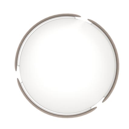 Eglo - Plafonieră LED, 20 W, 230 V, Ø 37 cm, maro