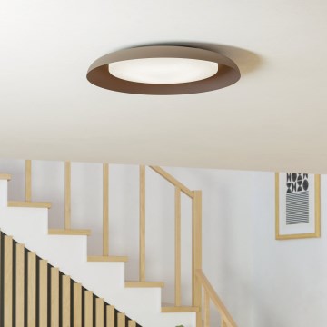 Eglo 99704 - Plafonieră LED PENJAMO, 17,1 W, 230 V, maro