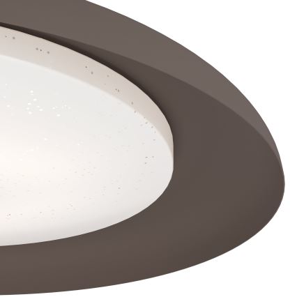 Eglo 99704 - Plafonieră LED PENJAMO, 17,1 W, 230 V, maro
