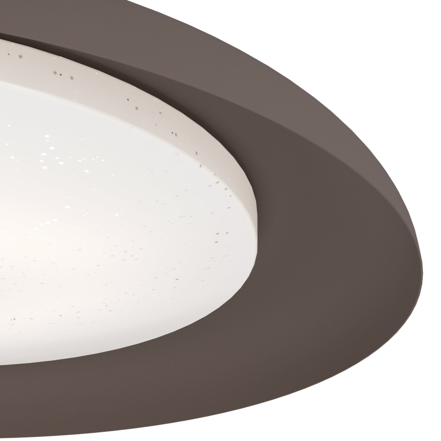 Eglo 99704 - Plafonieră LED PENJAMO, 17,1 W, 230 V, maro