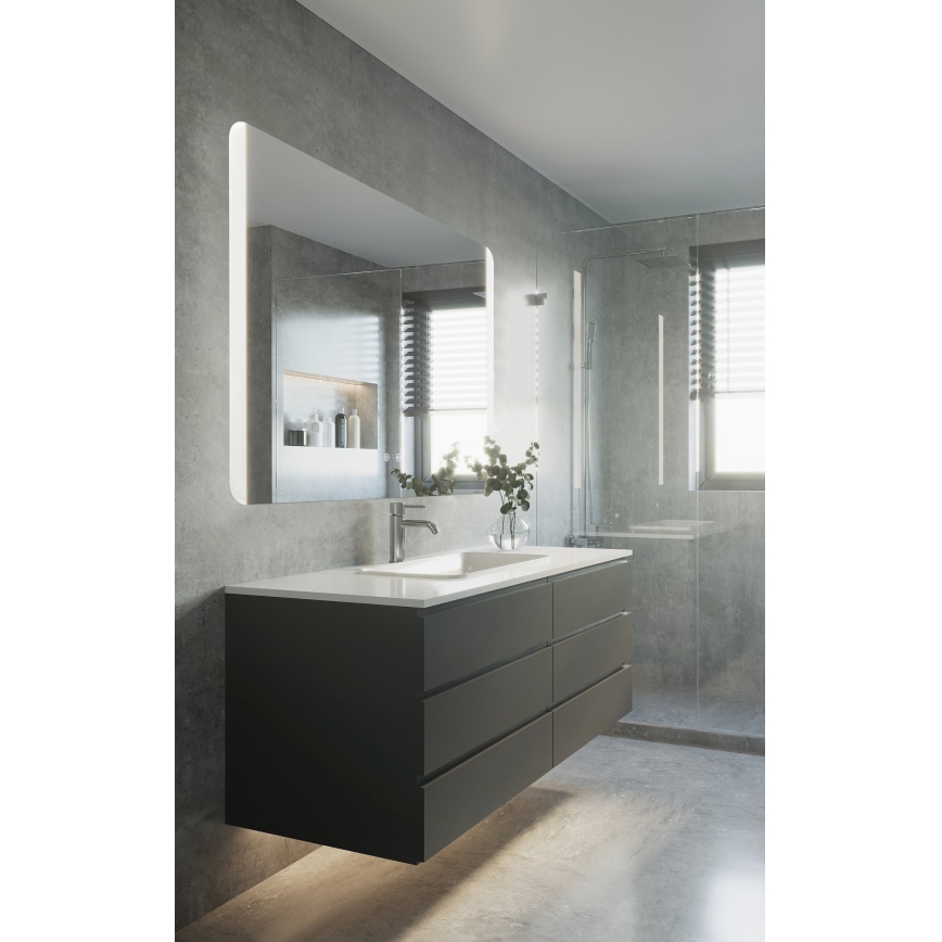 Eglo - Oglindă de perete încălzită pentru baie cu iluminare LED/24W/230V IP44