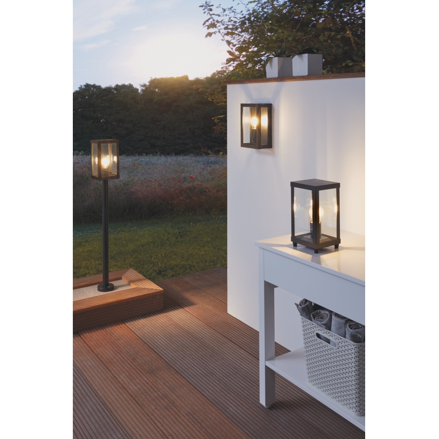 Eglo 31778 - Aplica de perete pentru exterior LED RGBW, dimabilă, ALAMONTE-Z, 4,9 W, 230 V, 3000 K, IP44, negru