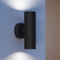 Eglo - Aplică de perete pentru exterior 2xGU10/28W/230V IP44 neagră