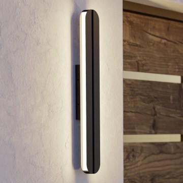 Eglo - Aplică de perete pentru exterior LED/10,5W/230V IP44 2700/4000/6500K neagră