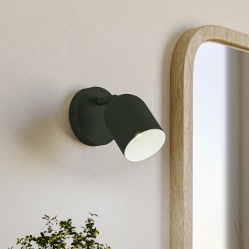 Eglo - Aplică de perete tip spot 1xE14/40W/230V verde