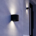 Eglo - Aplică LED de perete pentru exterior 2xLED/2,8W/230V IP54 negru