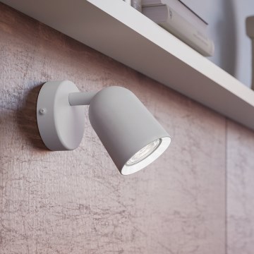 Eglo - Aplica spot de perete 1xGU10/5W/230V alb