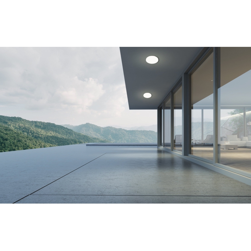 Eglo - Plafonieră LED pentru baie LED/18W/230V Ø 31 cm IP54 alb