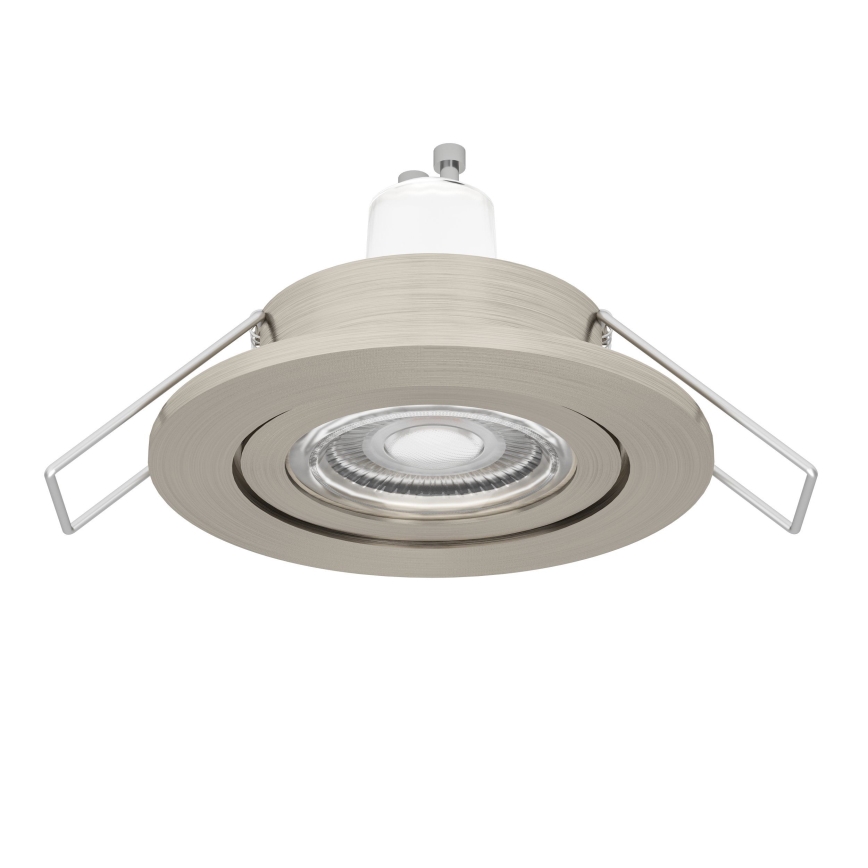 Eglo - Spot LED încastrat pentru baie 1xGU10/4,5W/230V IP44 crom mat