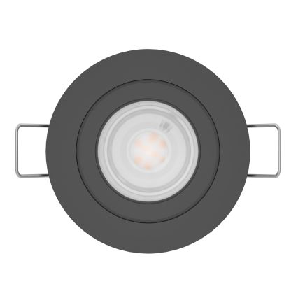 Eglo - Spot LED încastrat pentru baie 1xGU10/4,5W/230V IP44 negru