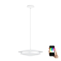 Eglo - Candelabru LED RGB reglabil pe cablu MONEVA-C LED/18W/230V