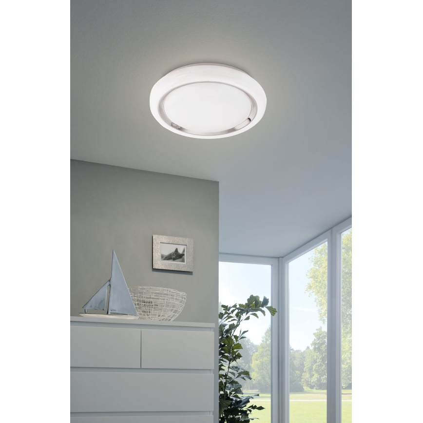 Eglo 33254 - Plafonieră LED RGBW dimmabilă CAPASSO-C LED/17W/230V 2700-6500K Ø 34 cm