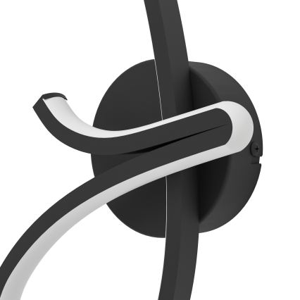 Eglo - Aplica de perete LED/12W/230V 2700/4000/6500K neagră