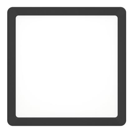 Eglo - Plafonieră LED/10,5W/230V 2700/4000/6500K 22x22cm neagră