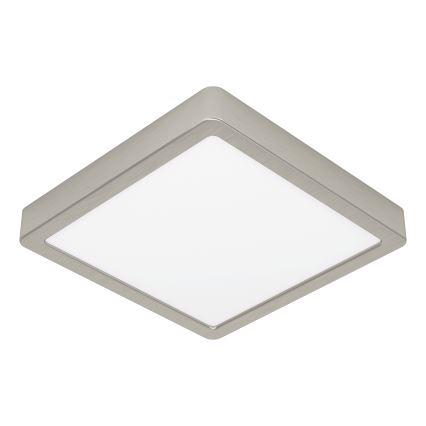 Eglo - Plafonieră LED RGBW pentru baie, dimmabilă, 10,5 W, 230 V, 2700–6500 K, 22 x 22 cm, IP44, crom mat