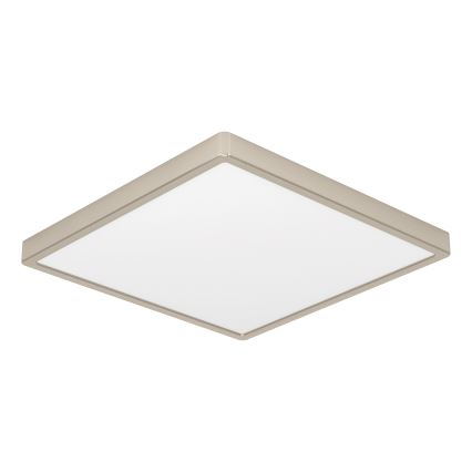 Eglo - Plafonieră LED RGBW dimmerabilă pentru baie, 17,8 W, 230 V, 2700-6500 K, 39x39 cm, IP44, crom mat