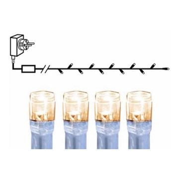 Eglo - Ghirlandă LED de exterior, 160 LED-uri, 16 m, IP44, alb cald