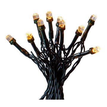 Eglo - Ghirlandă LED de exterior 200xLED/1 funcție 20m IP44 alb cald