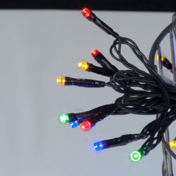 Eglo - Ghirlandă LED de exterior pentru Crăciun, 160 LED, 26 m, IP44, multicolor