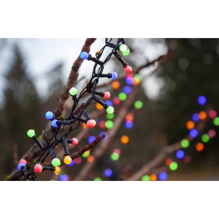 Eglo - ghirlandă LED de exterior, 300 LED, 8 moduri, 11 m, IP44, multicoloră