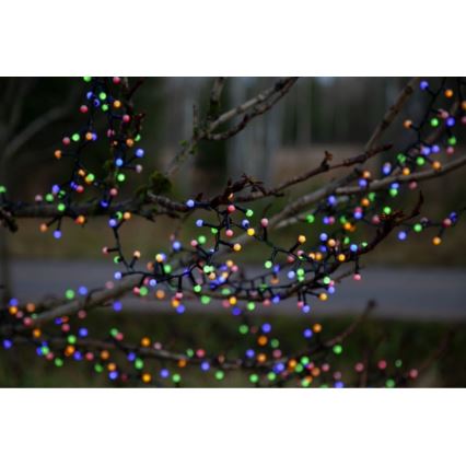 Eglo 472-53 - Ghirlandă LED de exterior pentru Crăciun BERRY MINI, 700 LED / 8 funcții, 19 m, multicolor, IP44