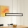 Eglo GUALAJO 39629 - Lampă suspendată LED dimabilă pe cablu, LED/27W/230V, neagră