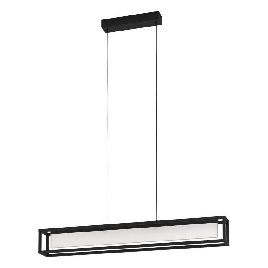 Eglo GUALAJO 39629 - Lampă suspendată LED dimabilă pe cablu, LED/27W/230V, neagră
