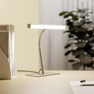 Eglo - Lampă de birou tactilă reglabilă LED/5W/230V 2700/4000/6500K crom mat