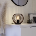 Eglo - Lampă de masă 1xE27/60W/230V neagră